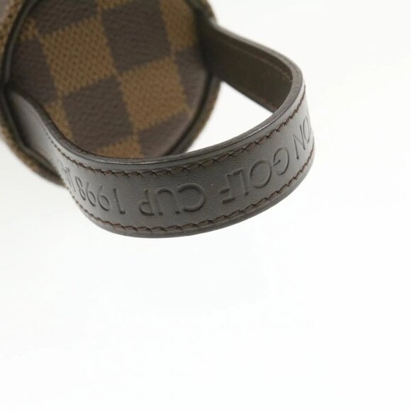 LOUIS VUITTON Damier Ebene Golf Cup 1998 Pouch LV Auth am199bV - Picture 6 of 14